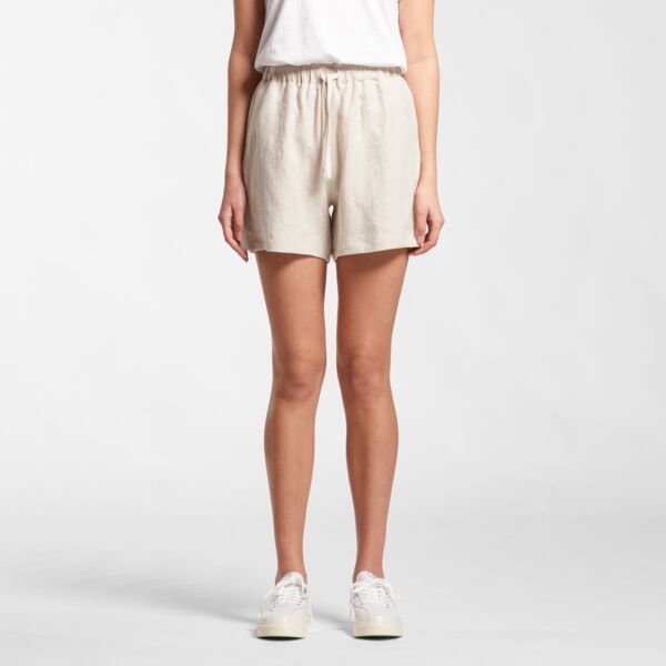 Wo's Linen Shorts Thumbnail