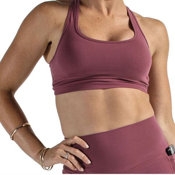Racer Crop - Merlot Thumbnail
